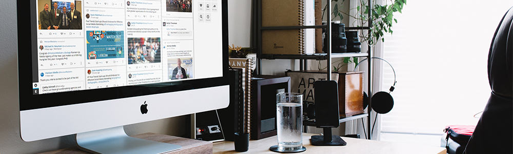 Scheduling social media posts and tracking engagement